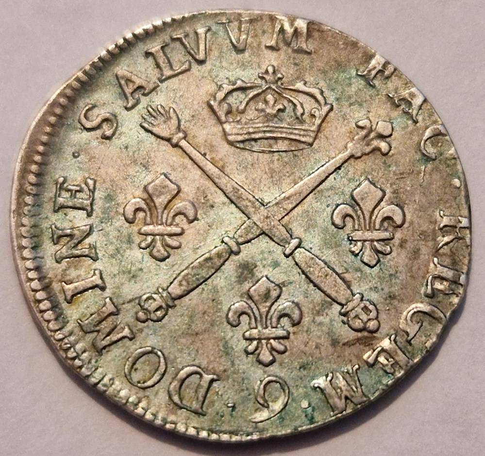 Louis XIV 20 sols aux insignes 1708 Rennes monnaies louis xiv 20 sols aux insignes 1708 rennes