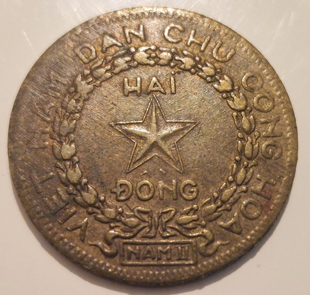monnaies 2 dong viet nam nord 1946