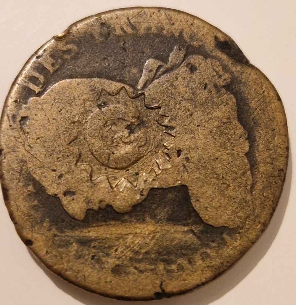 2 sous marqués de la Guadeloupe (1803) monnaies 2 sous marques de la guadeloupe 1803
