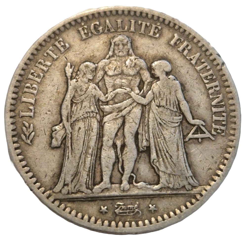 5 francs Cérès IIe République 1849 Bordeaux monnaies 5 francs ceres iie republique 1849 bordeaux