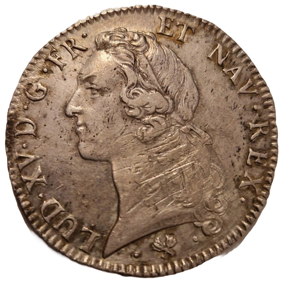 Écu d'argent au bandeau 1769 Bayonne - Louis XV monnaies ecu argent au bandeau 1769 bayonne louis xv