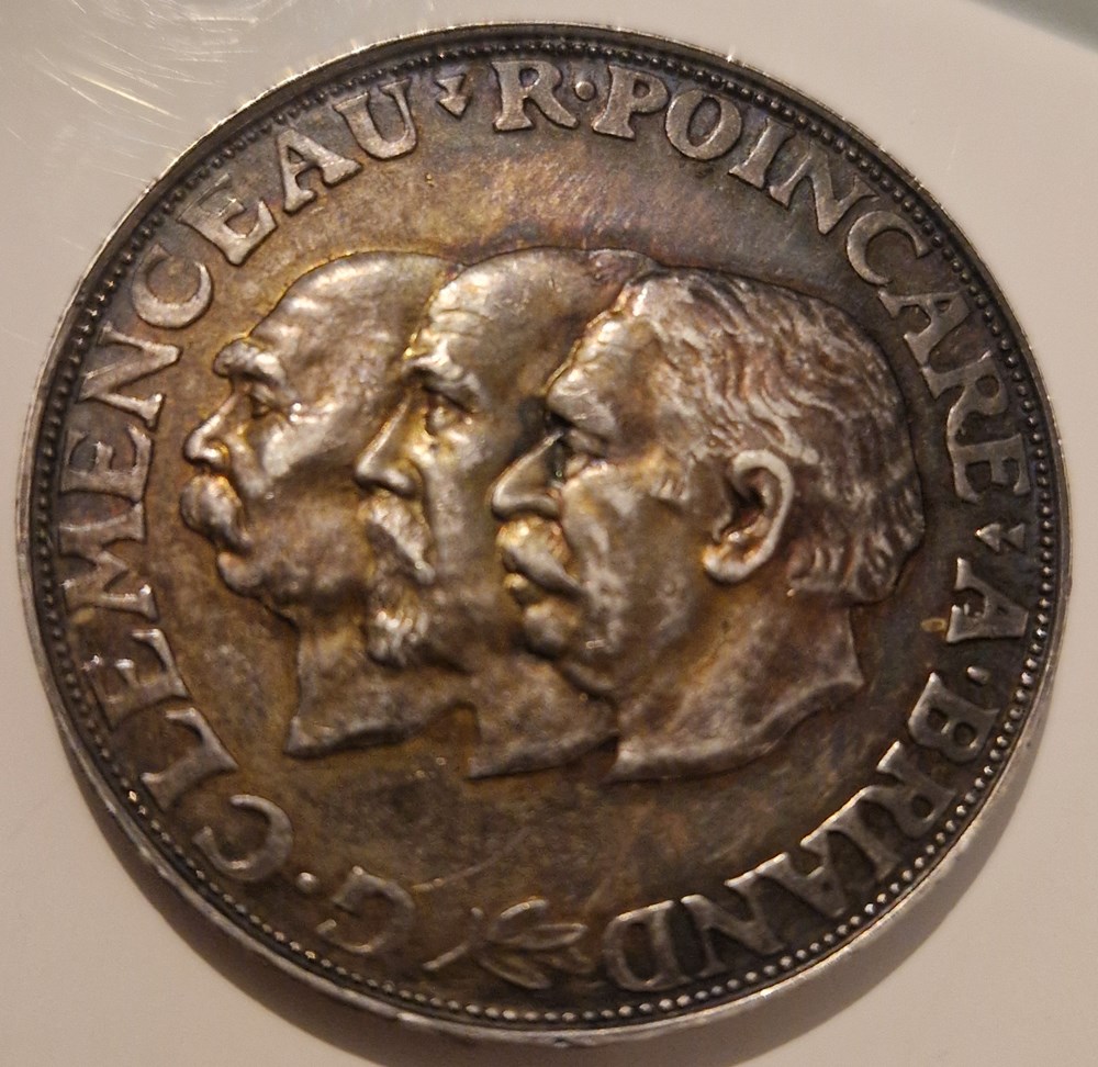 Essai de 20 francs Clémenceau-Poincaré-Briand 1929 monnaies essai de 20 francs clemenceau poincare briand 1929