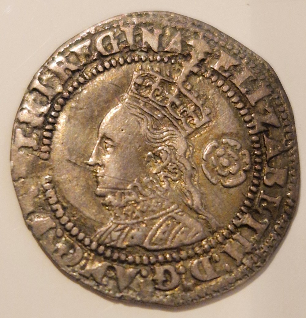 Angleterre: 3 Pence - Elizabeth I 1574 monnaies angleterre 3 pence elizabeth i 1574