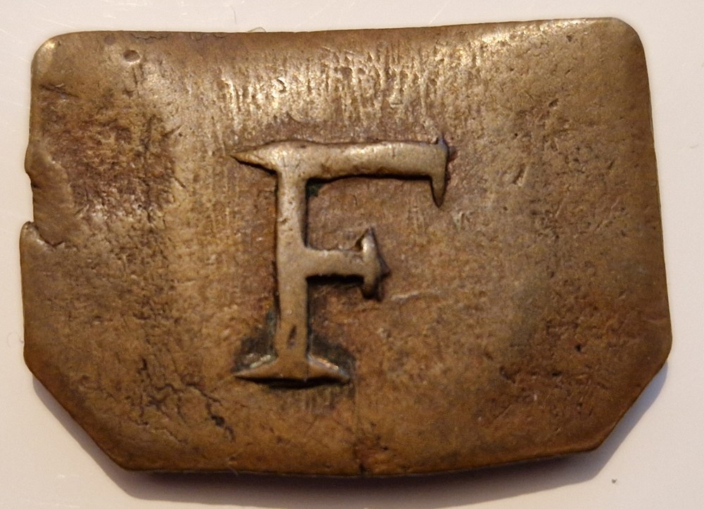 Louis XV- Jeton de travail mines de Fresnes (1715-1757) monnaies louis xv jeton de travail mines de fresnes 1715 1757