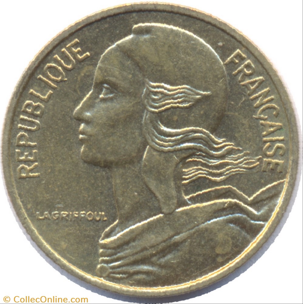 monnaie france moderne 5 centimes marianne