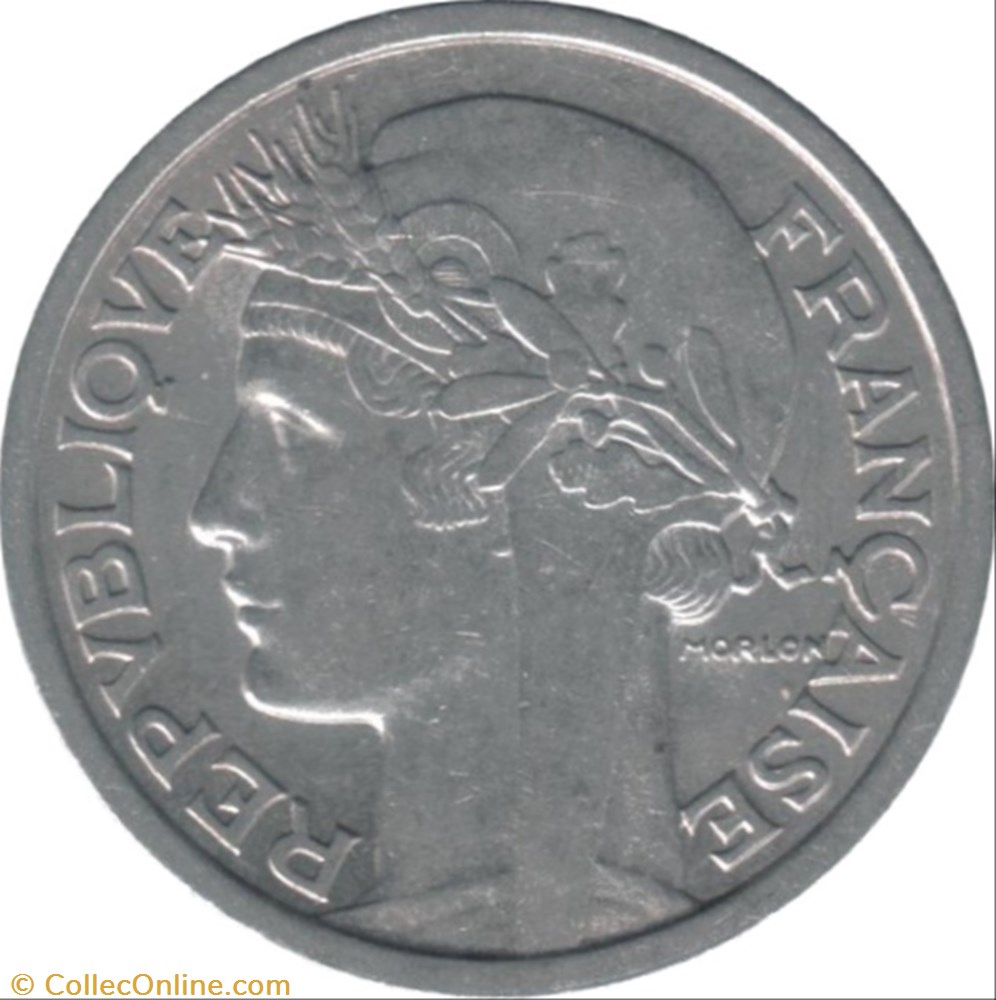 2 francs Morlon monnaie france moderne 2 francs morlon
