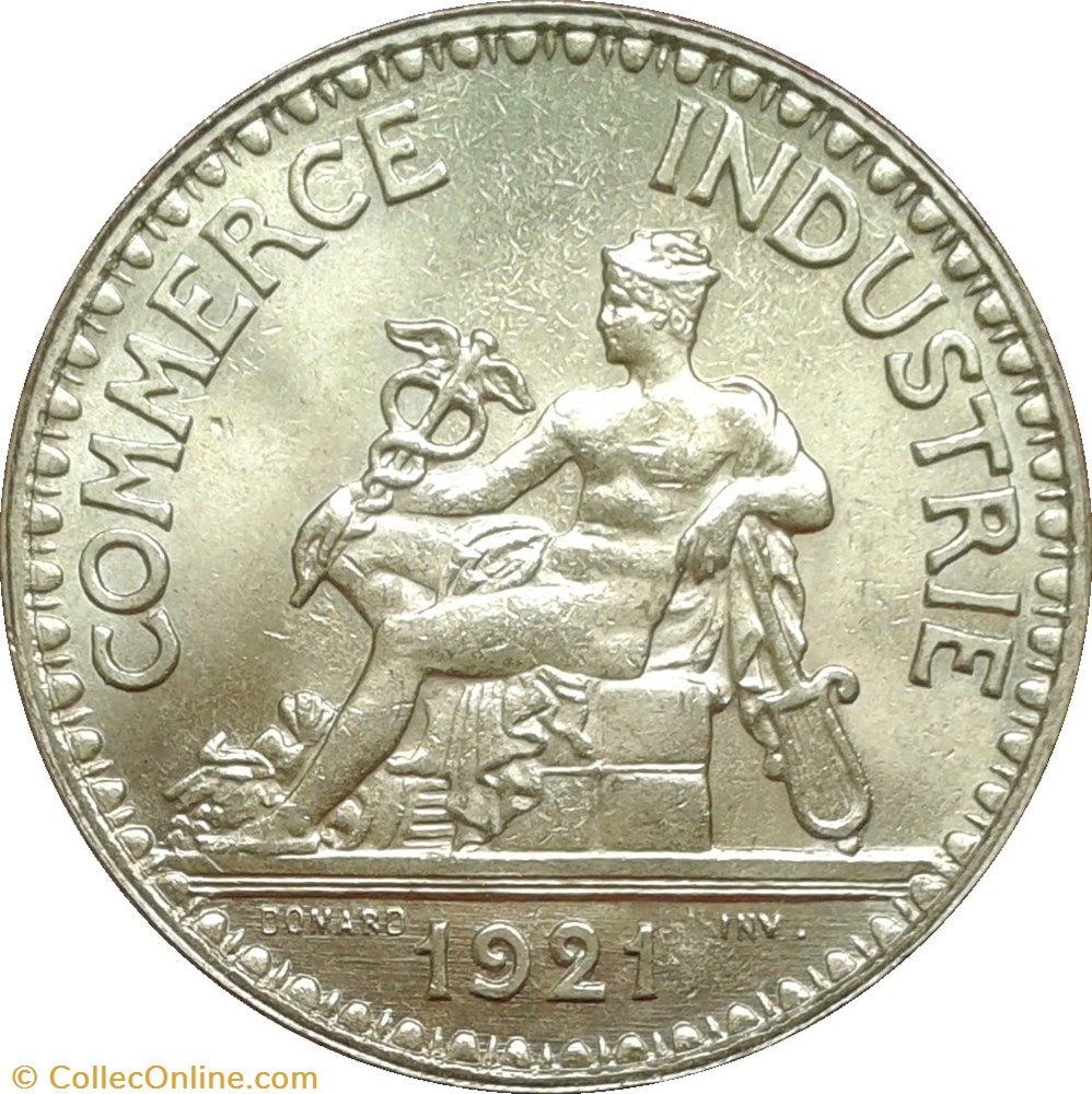 2 francs Chambre de commerce monnaie france moderne 2 francs chambre de commerce