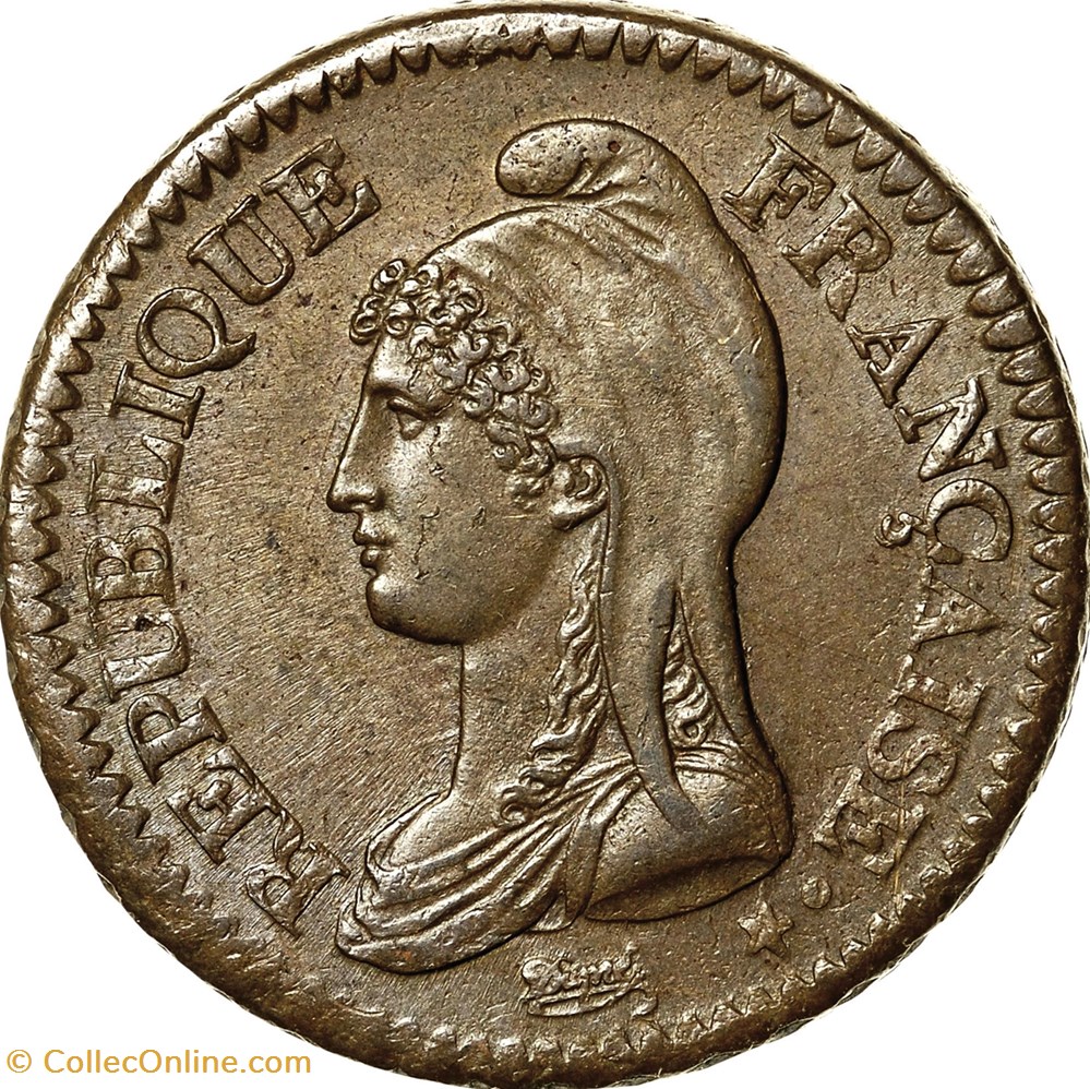 1 décime Dupré monnaie france a moderne 1 decime dupre