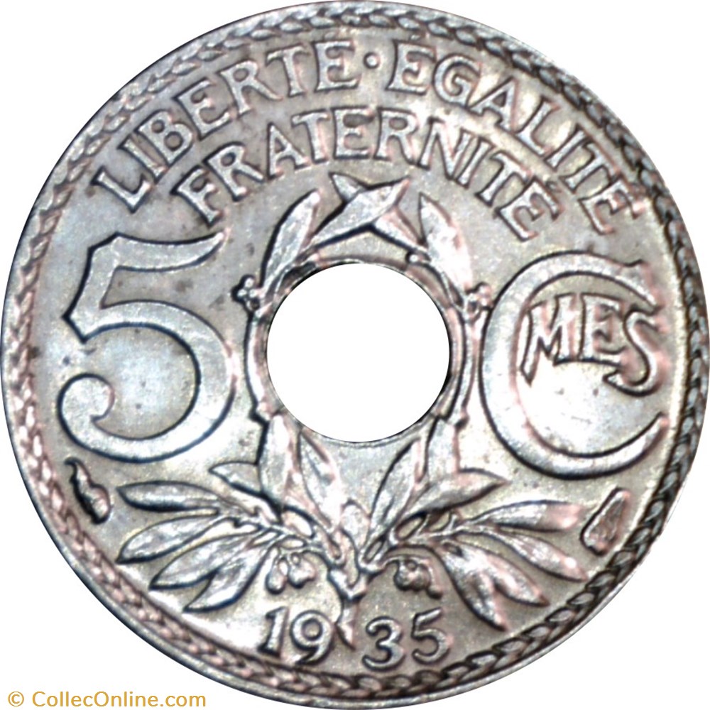 5 centimes Lindauer, Petit Module monnaie france moderne 5 centimes lindauer petit module