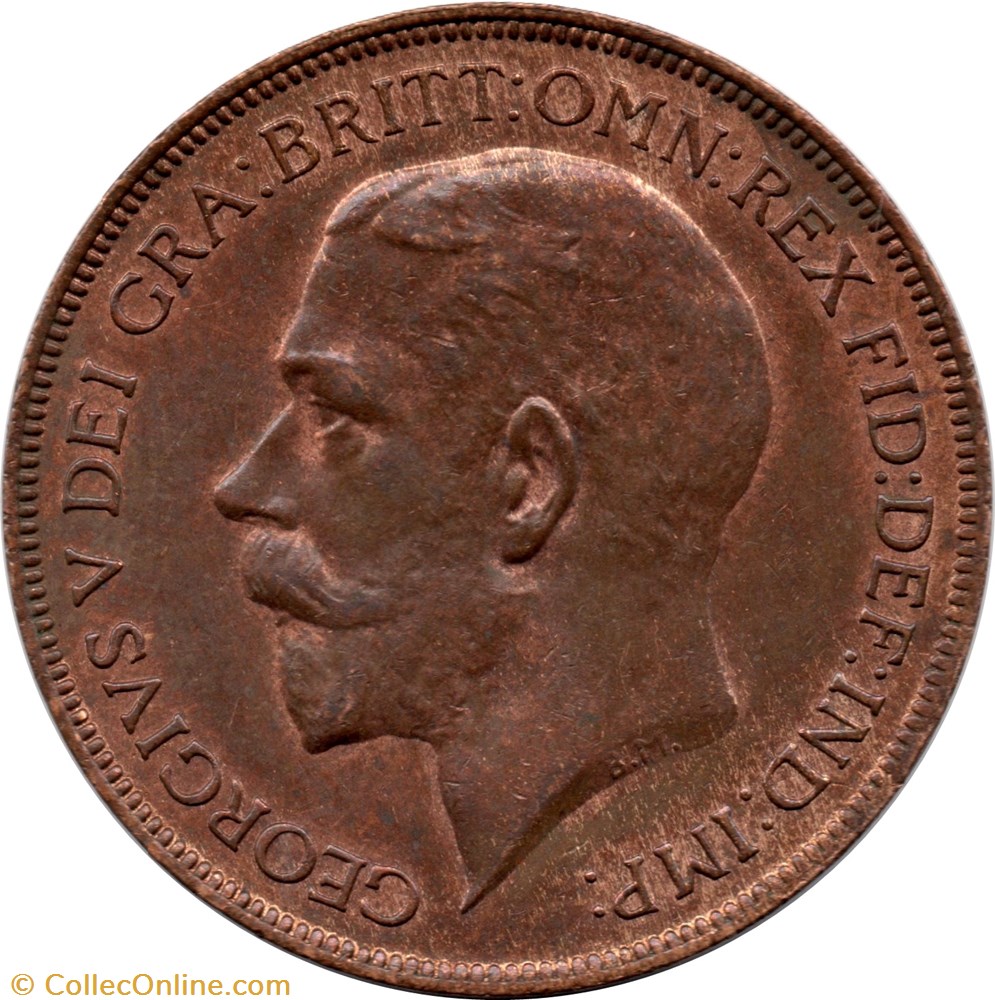 1 penny George V monnaie monde royaume uni 1 penny george v