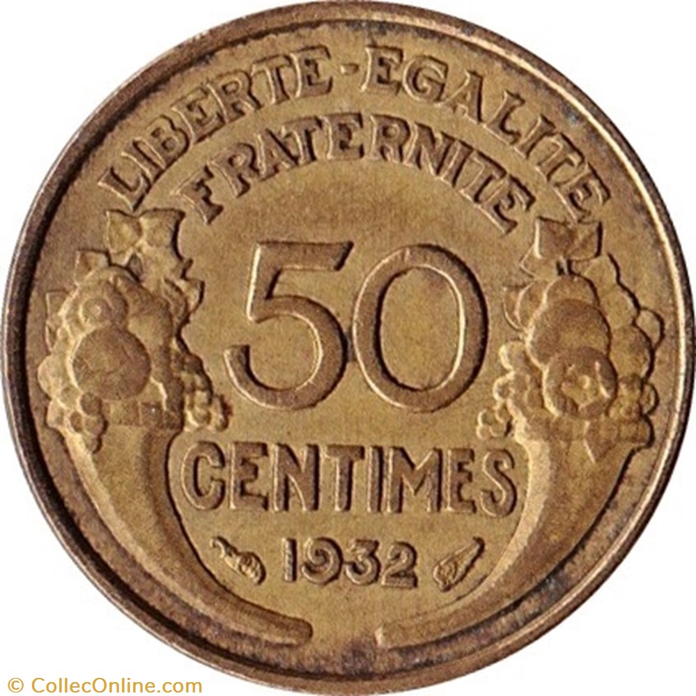50 centimes Morlon, cupro-aluminium monnaie france moderne 50 centimes morlon cupro aluminium
