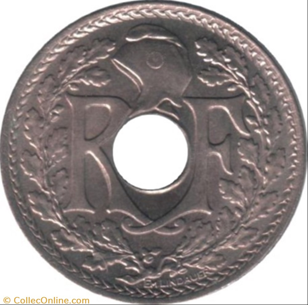 5 centimes Lindauer, Grand Module monnaie france moderne 5 centimes lindauer grand module