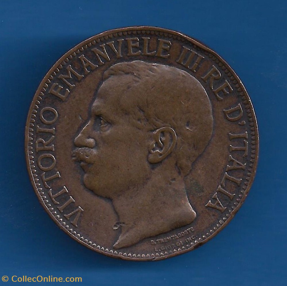 Italia 10 Centesimi (Cinquantenario) 1911 moedas mundo italia 10 centesimi cinquantenario 1911