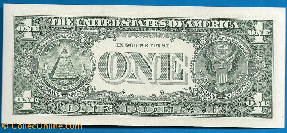 notas america norte estados unidos 1 dollar 2009