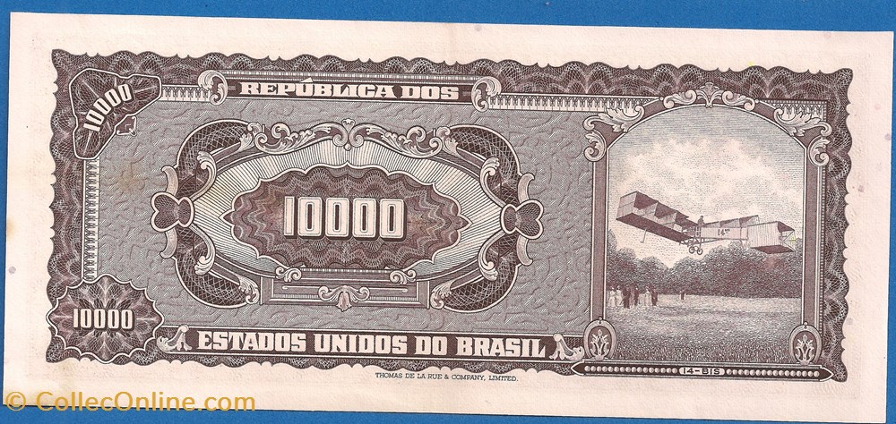 notas america do sul brasil 10 cruzeiros novos 1967