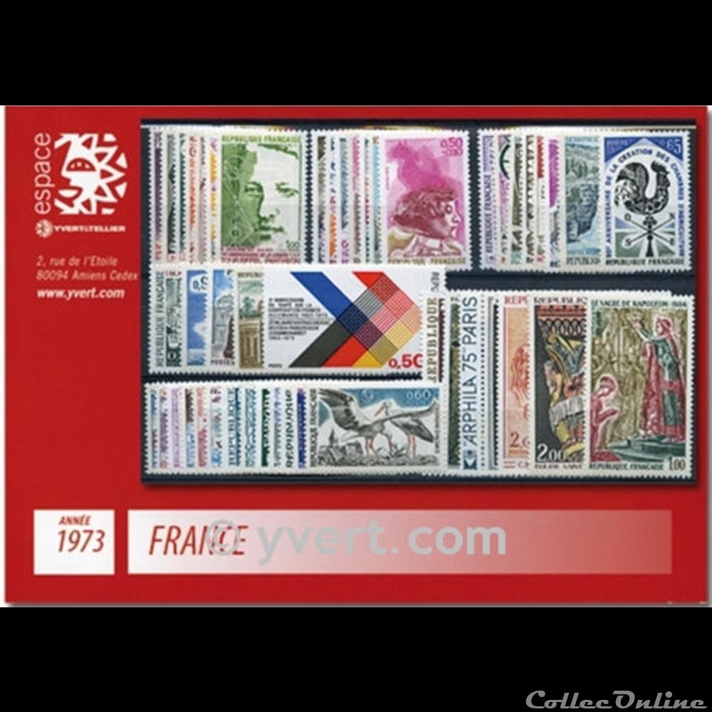 n 1737 1782 timbre france annee complete 1973