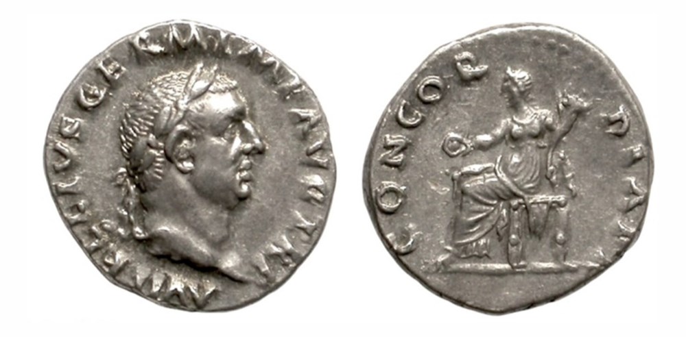 Vitelius - CONCORDIA PR - Rome munzen antike bis romische imperial und republik vitelius concordia pr rome