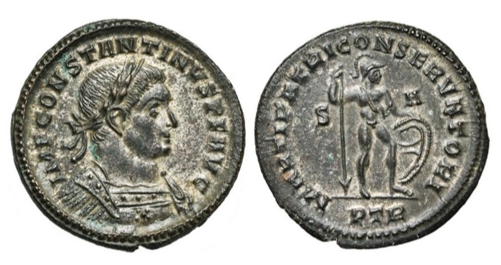 Trier - MARTI PATRI CONSERVATORI munzen antike bis romische imperial und republik trier marti patri conservatori