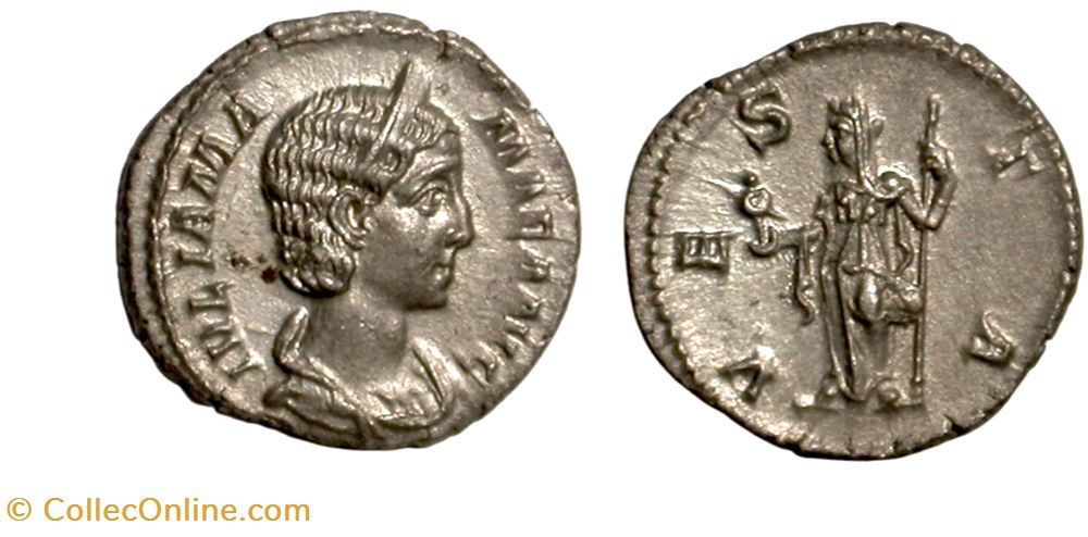 munzen antike bis romische republik und imperial julia mamaea vesta rome