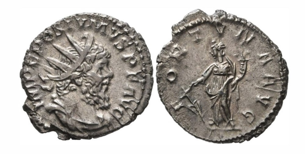 Trier - FORTVNA AVG munzen antike bis romische imperial und republik trier fortvna avg