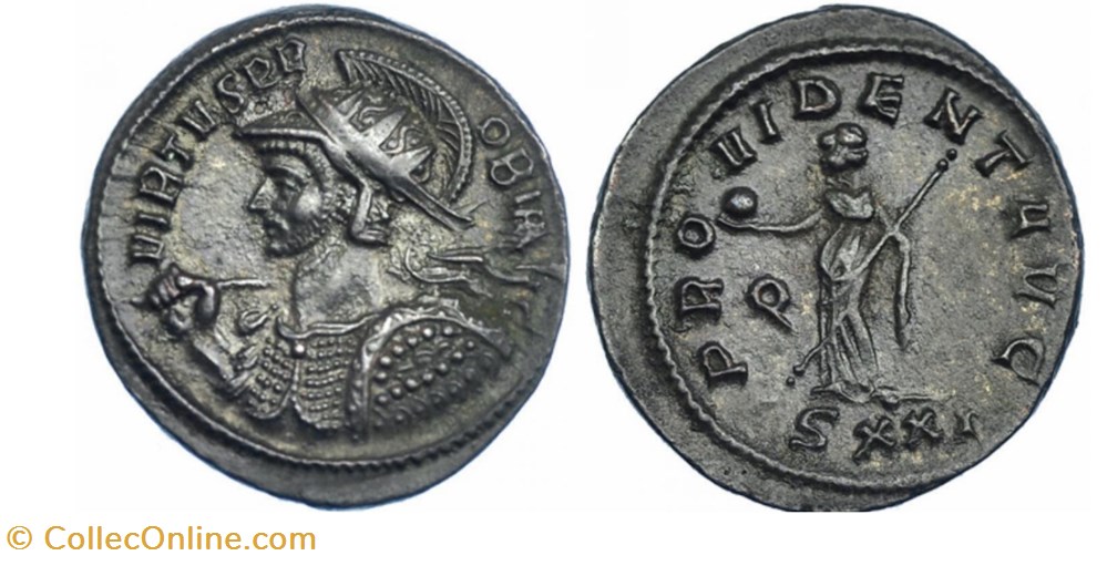 Ticinum- PROVIDENT AVG munzen antike bis romische imperial und republik ticinum provident avg