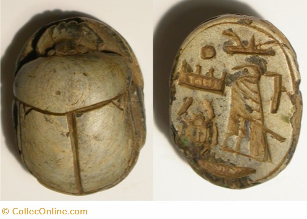 Scarab - Thutmoses III kunst antiquitaten archaologie afrika scarab thutmoses iii
