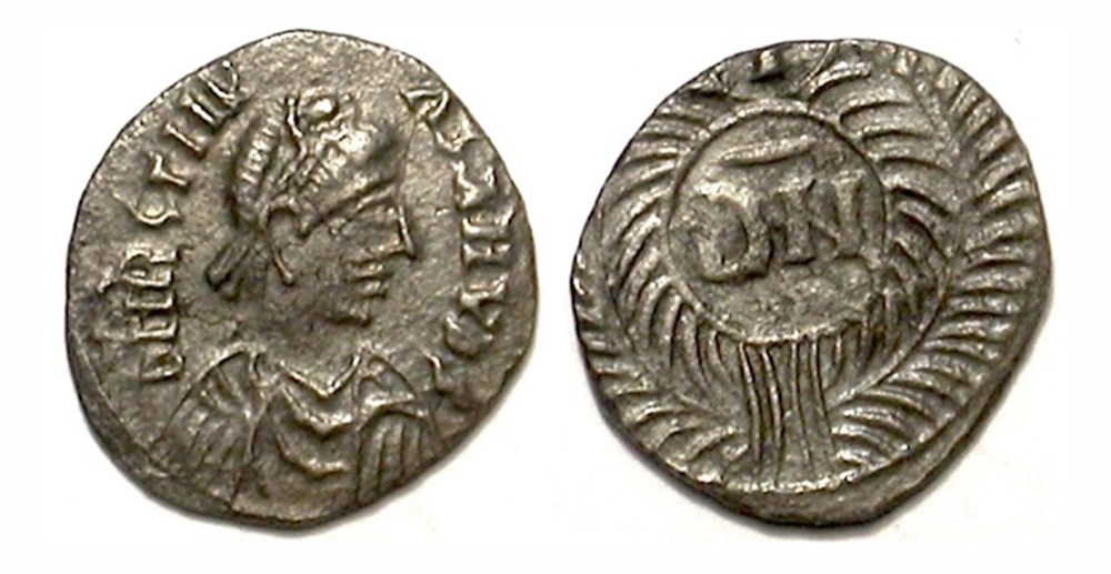Thrasamund - 50 Nummi munzen antike bis thrasamund 50 nummi