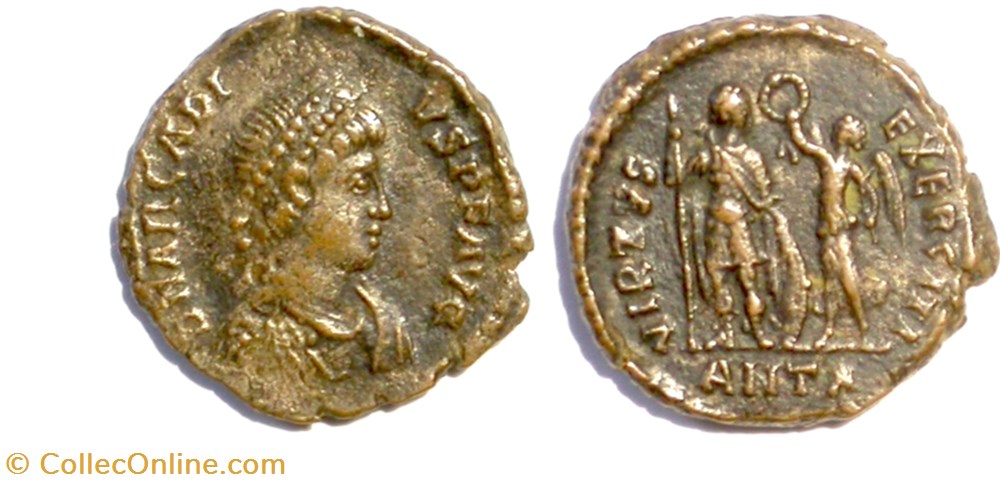 munzen antike vor j bi nach romische republikanische imperial virtvs exerciti antiochia
