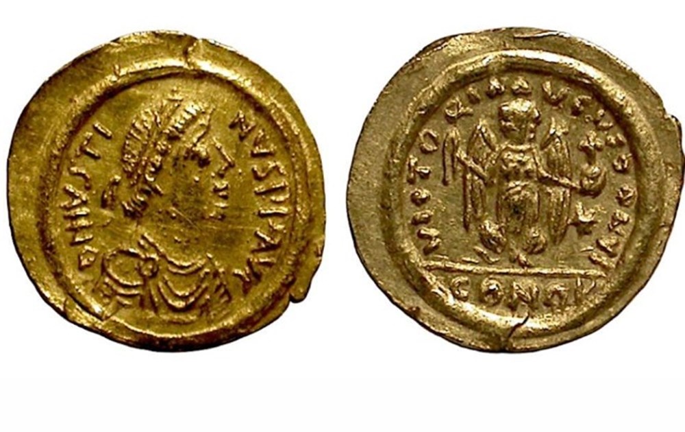 Justin II munzen byzantinisch bis justin ii