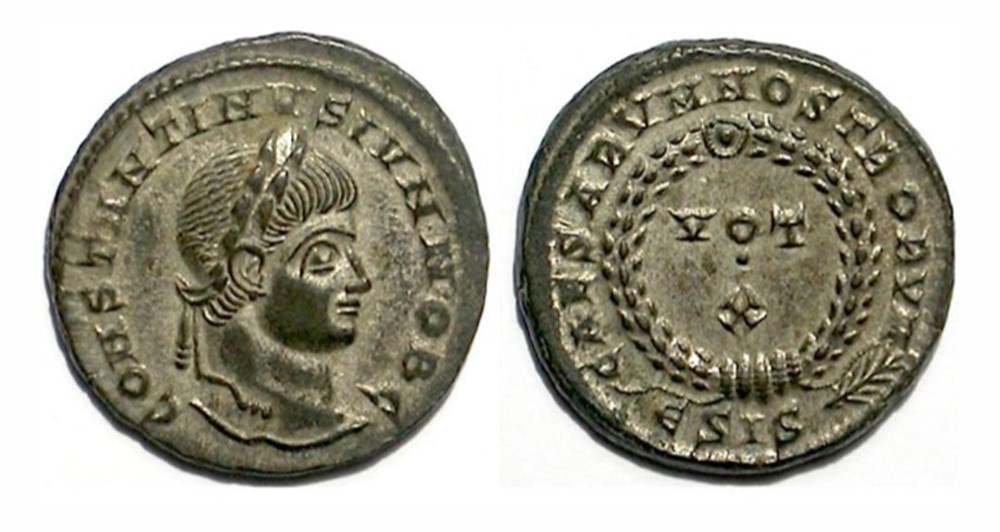 Siscia - CAESARVM NOSTRORVM munzen siscia caesarvm nostrorvm