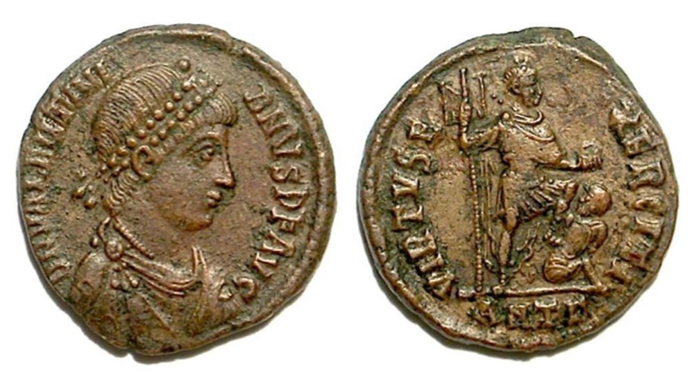 munzen antike bis romische imperial und republik antioch virtvs exerciti