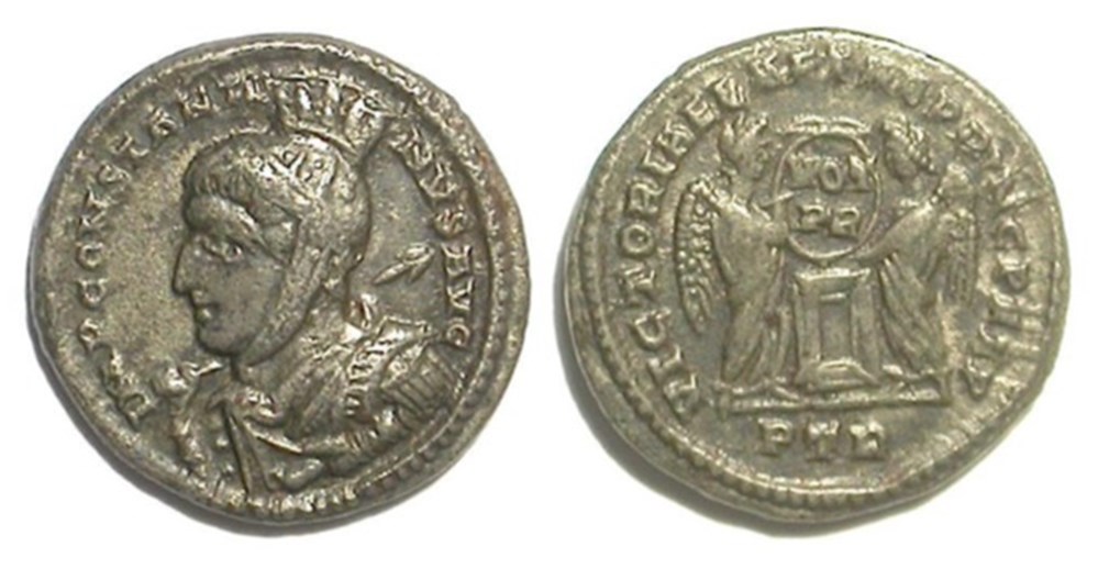 Trier - VICTORIAE LAETAE PRINC PERP munzen trier victoriae laetae princ perp