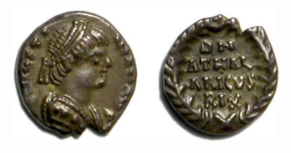 munzen barbarische konigreiche bis ostgotisches konigreich athalaric quarter siliqua ravenna