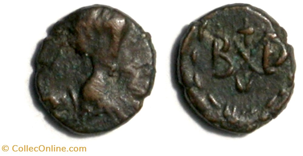Baduila - 2.5 Nummi munzen barbarische konigreiche bis ostgotisches konigreich baduila 2 5 nummi