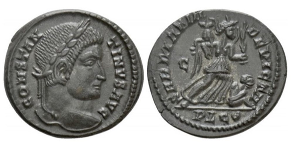 Lugdunum - SARMATIA DEVICTA munzen antike bis romische imperial und republik lugdunum sarmatia devicta