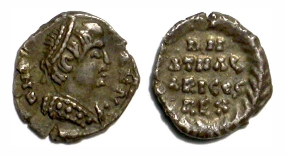 Athalaric - Quarter-Siliqua - Ravenna munzen barbarische konigreiche bis ostgotisches konigreich athalaric quarter siliqua ravenna