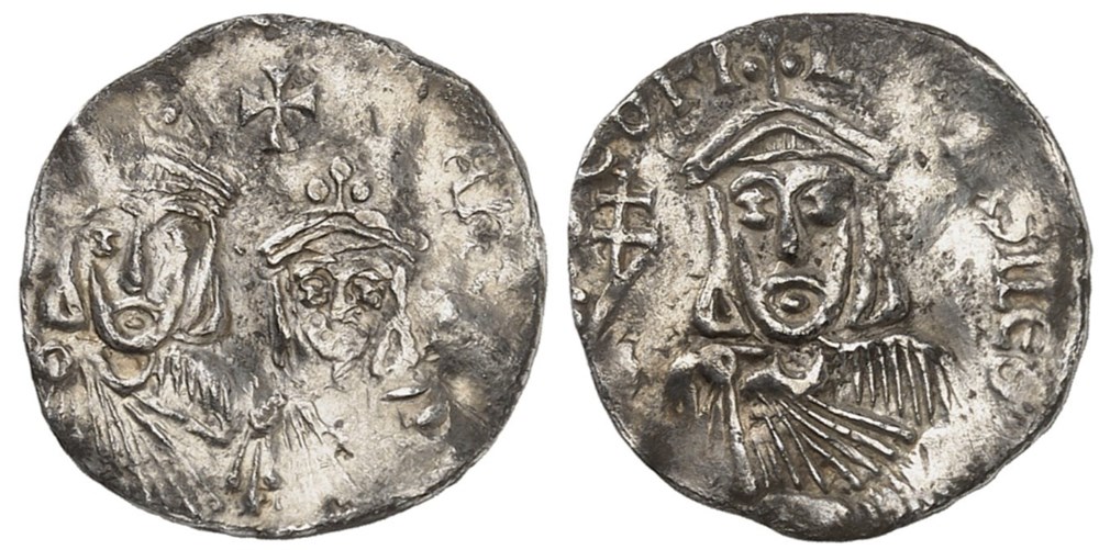 Heinrich II, Otto III or Theophanou - Mainz munzen heinrich ii otto iii or theophanou mainz