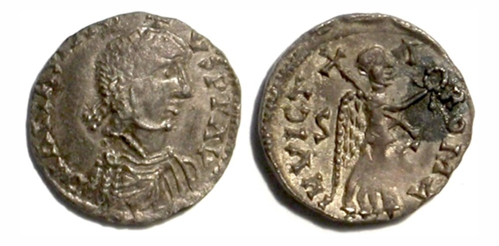 Theoderic - Half-Siliqua - Milan munzen theoderic half siliqua milan