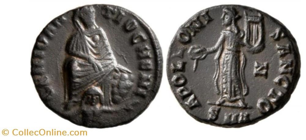 Antioch - APOLLONI SANCTO munzen antioch apolloni sancto