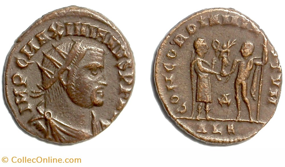 munzen antike bis romische imperial und republik galerius augustus alexandria