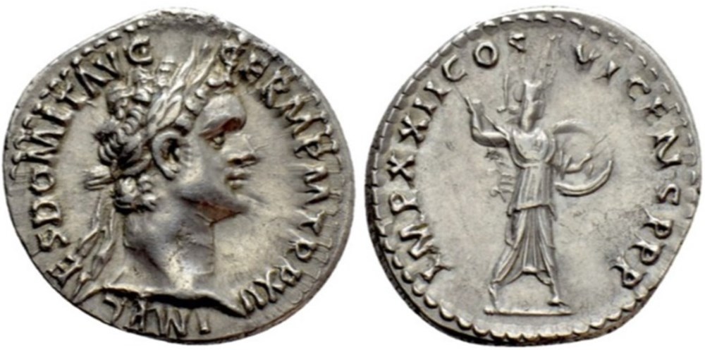 Domitian - IMP XXII COS XVI CENS P P P munzen antike bis romische imperial und republik domitian imp xxii cos xvi cens p p p