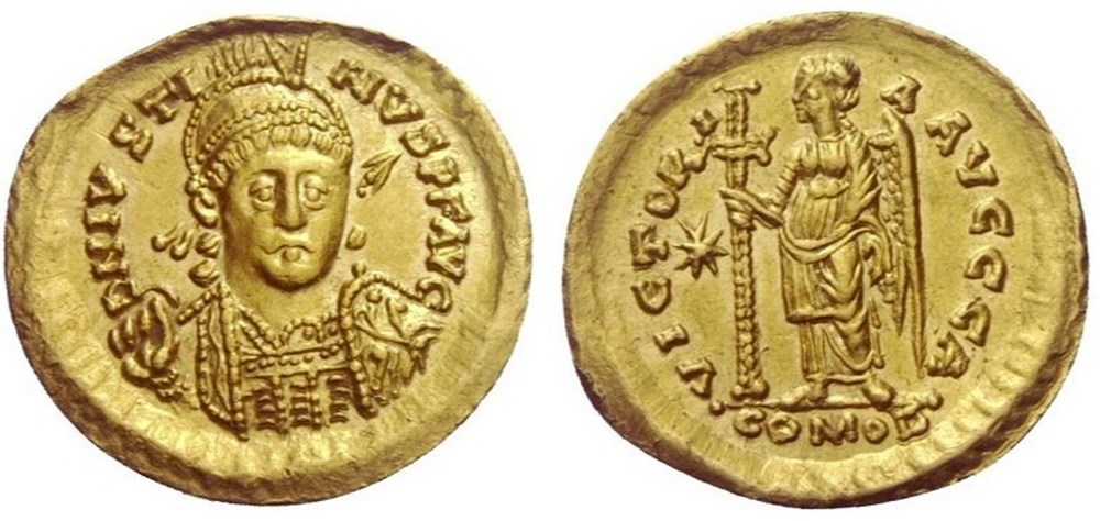 Theoderic/Athalaric (Justin I) munzen antike bis theoderic athalaric justin i