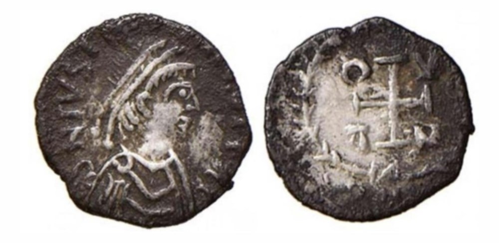 Justinian - 25 Nummi munzen antike bis justinian 25 nummi