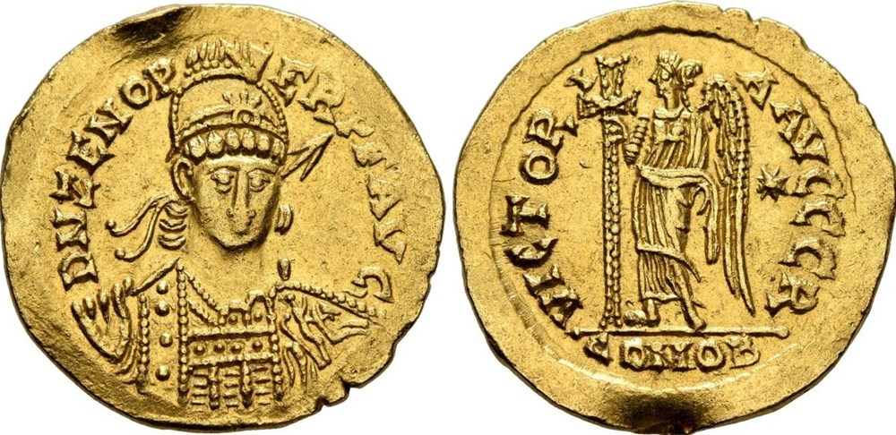 munzen barbarische konigreiche bis odovacar zeno