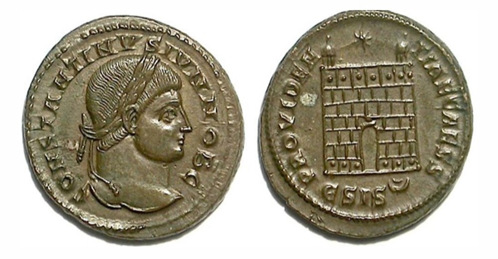 Siscia - PROVIDENTIAE CAESS munzen siscia providentiae caess