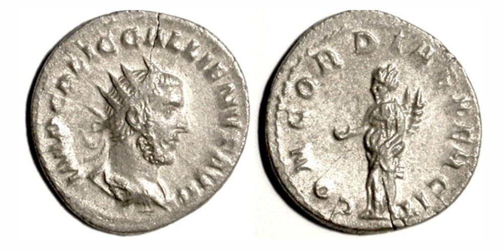 munzen antike bis romische imperial und republik rome concordia exercit v