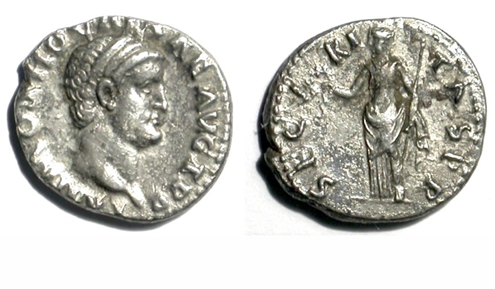 Otho - SECVRITAS P R munzen antike bis romische imperial und republik otho secvritas p r