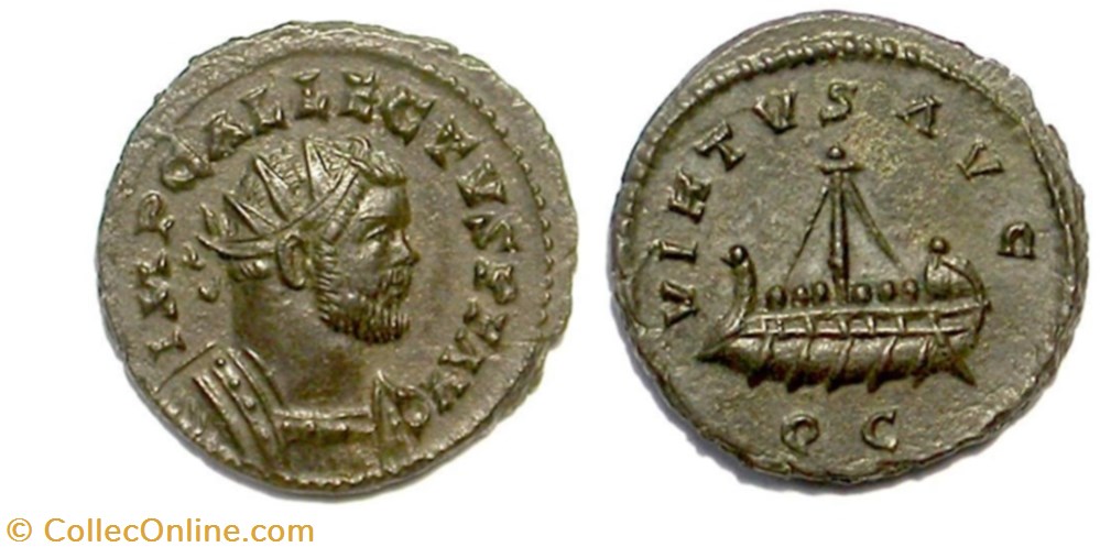 Colchester - VIRTVS AVG - Allectus munzen antike bis romische imperial und republik colchester virtvs avg allectus