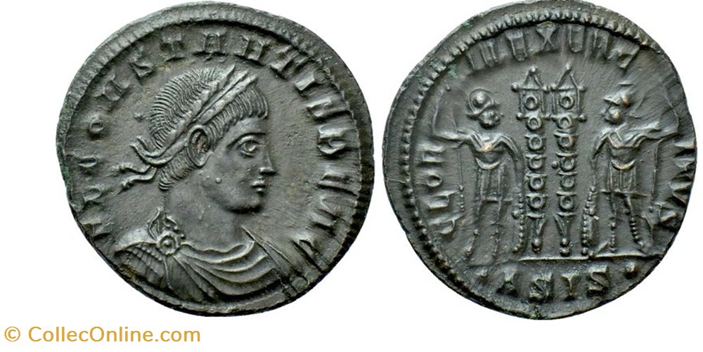 Siscia - GLORIA EXERCITVS munzen antike bis siscia gloria exercitvs