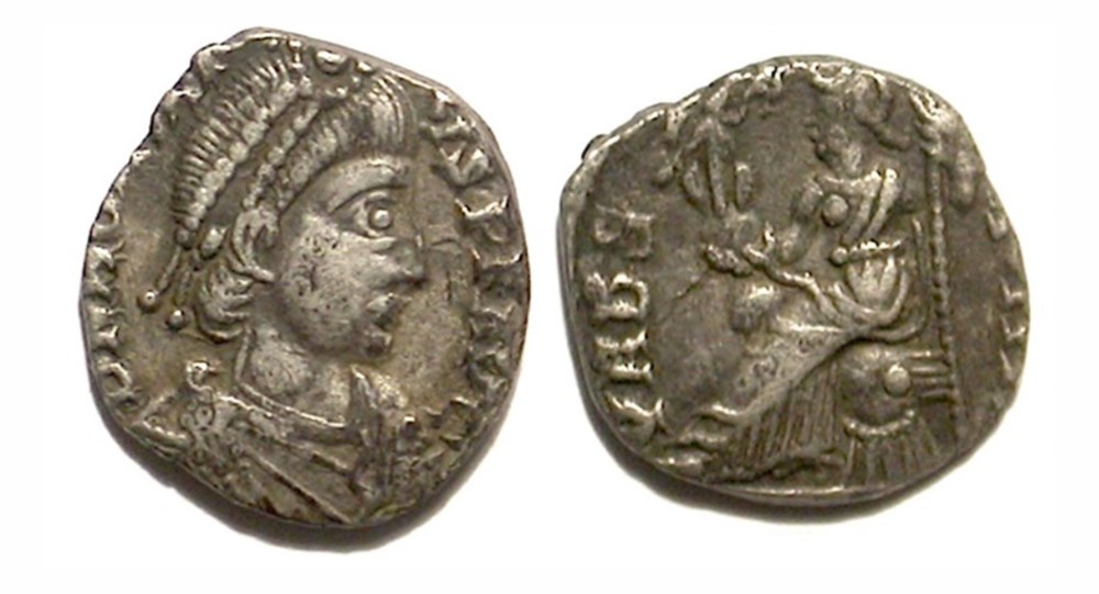 Geiseric - Siliqua munzen antike bis geiseric siliqua